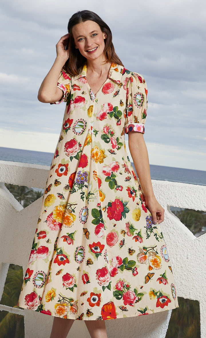 Montauk Dress Botanical Floral