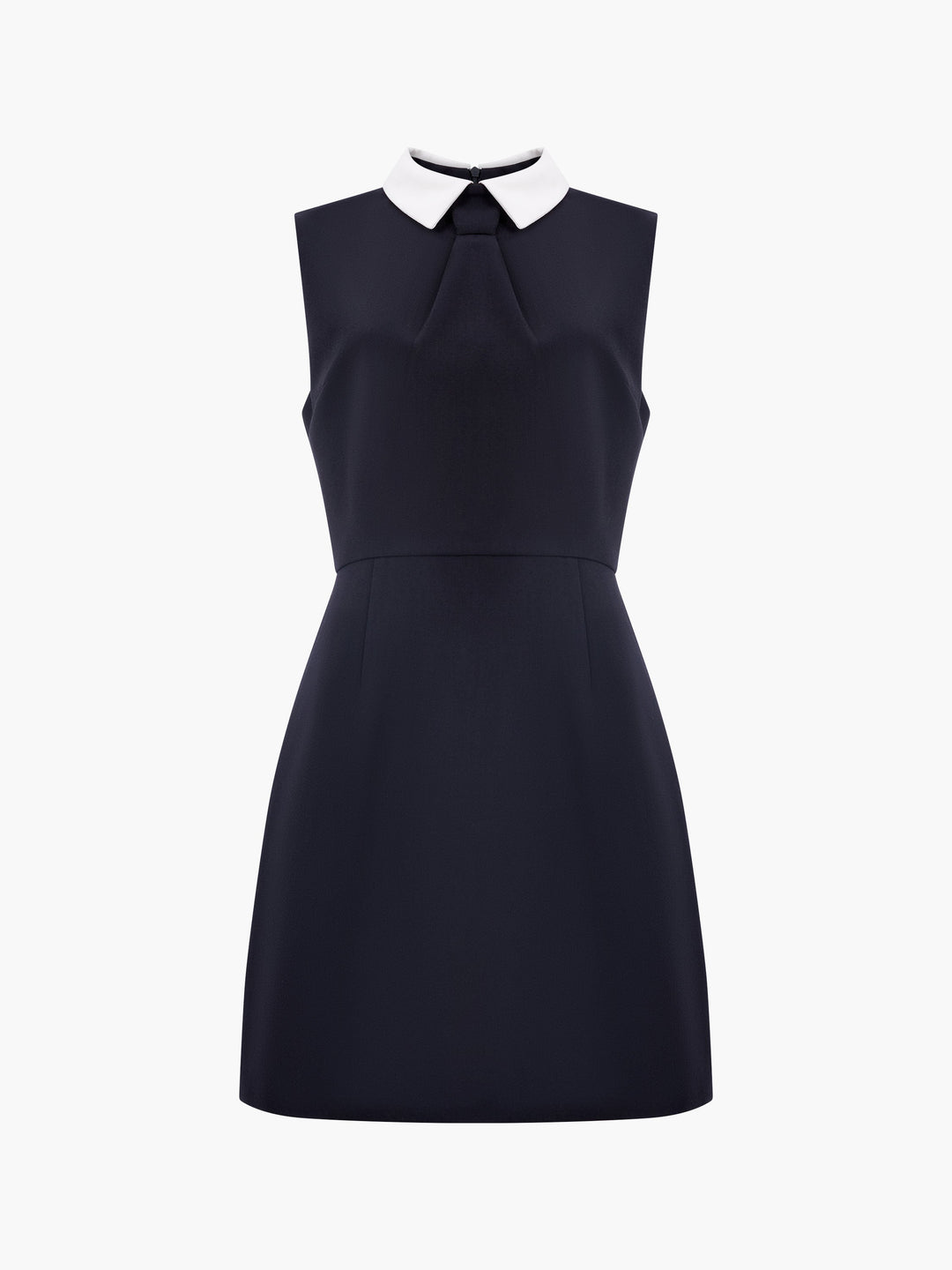 Gemma Collared Tie Mini Dress