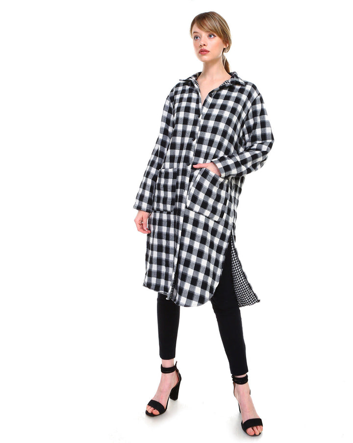 Polly Plaid Thick Flannel Jacket