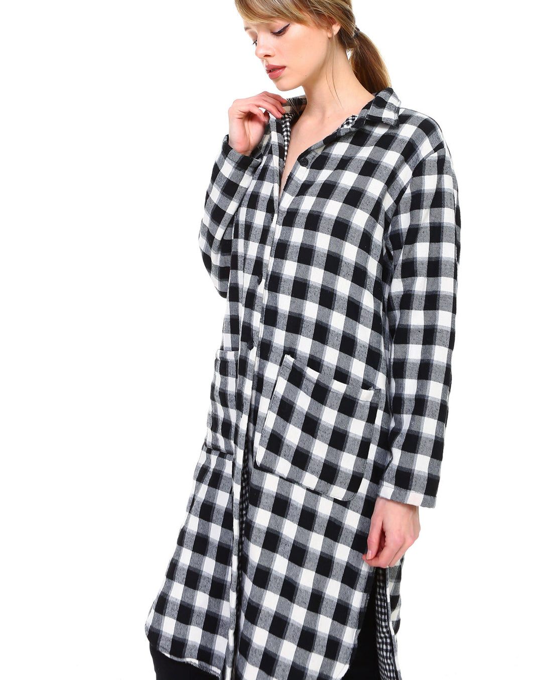 Polly Plaid Thick Flannel Jacket