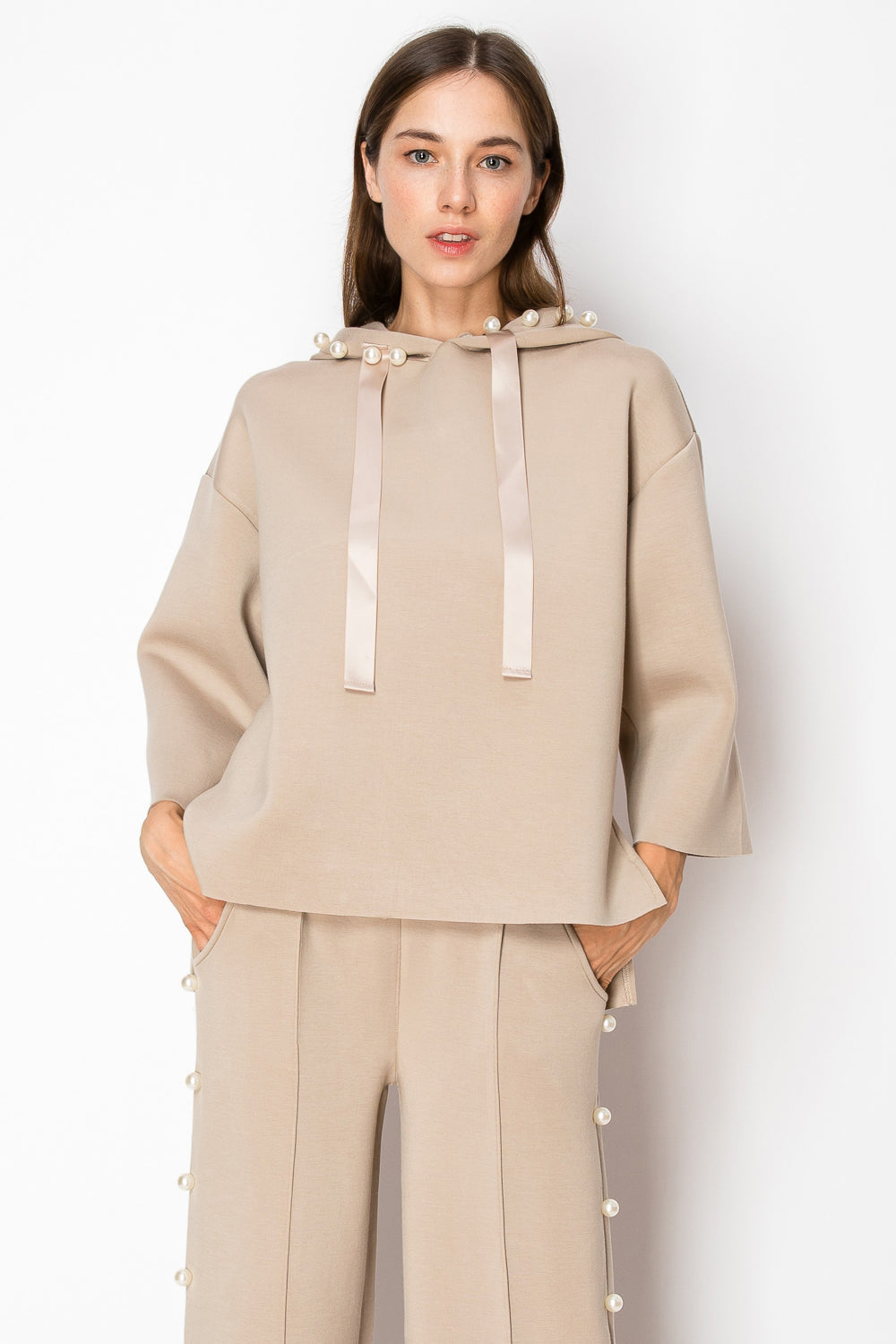 Francine French Scuba Pearl Hoodie