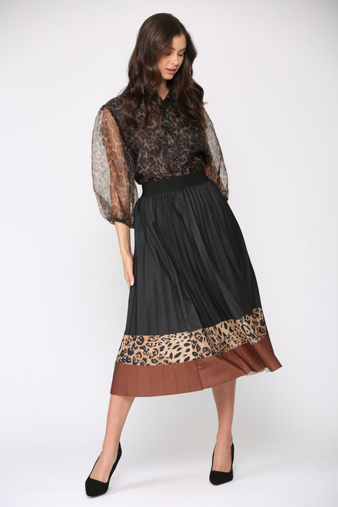 Winsley Animal Print Skirt