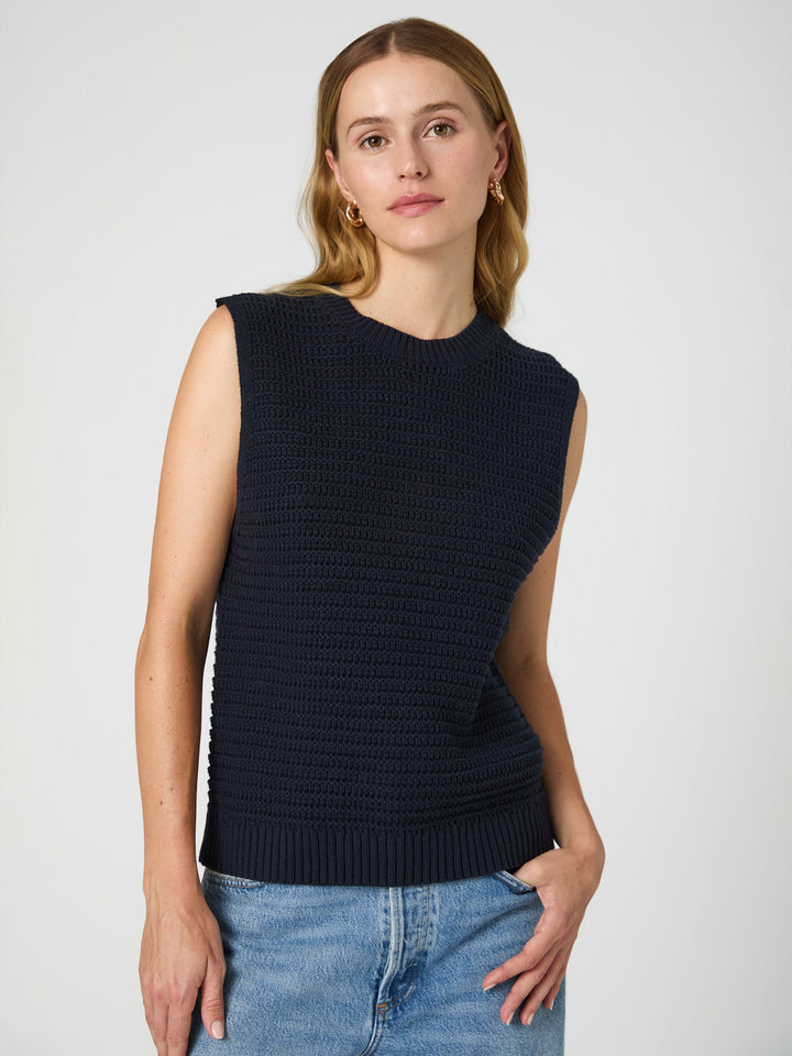 Manda Open Knit Vest