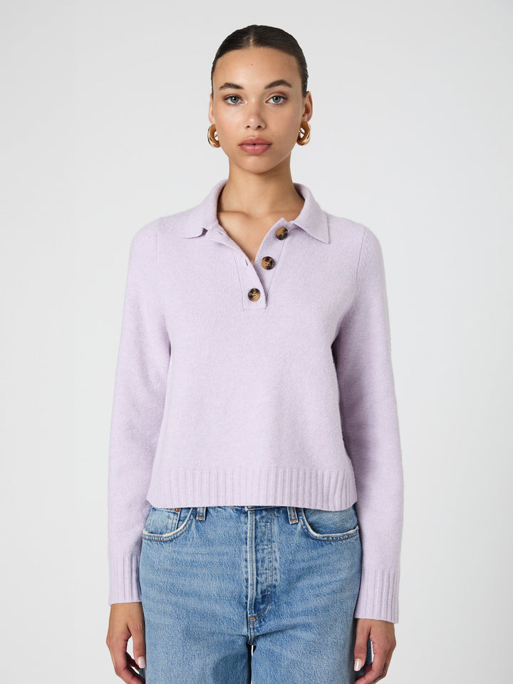 Vhari Long Sleeve Polo Sweater