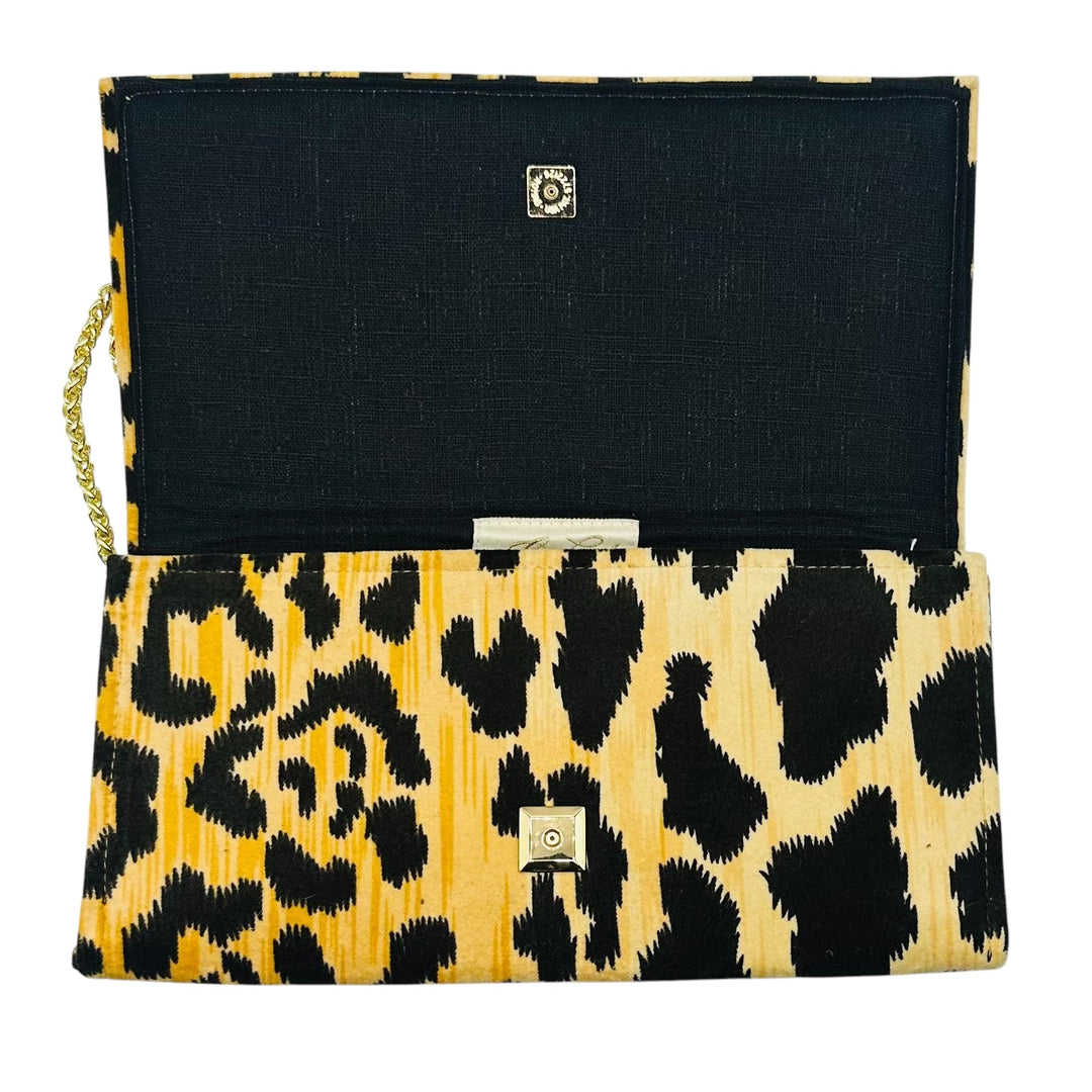 Ashley Crossbody with black smooching leopard