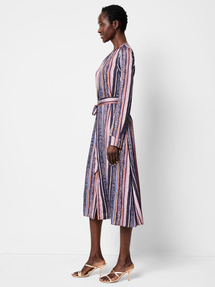 ANIMAL STRIPE LOREN DRESS