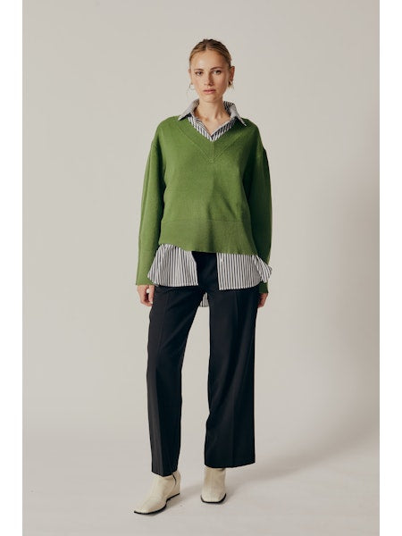 ASCLEPIAS V-NECK SWEATER