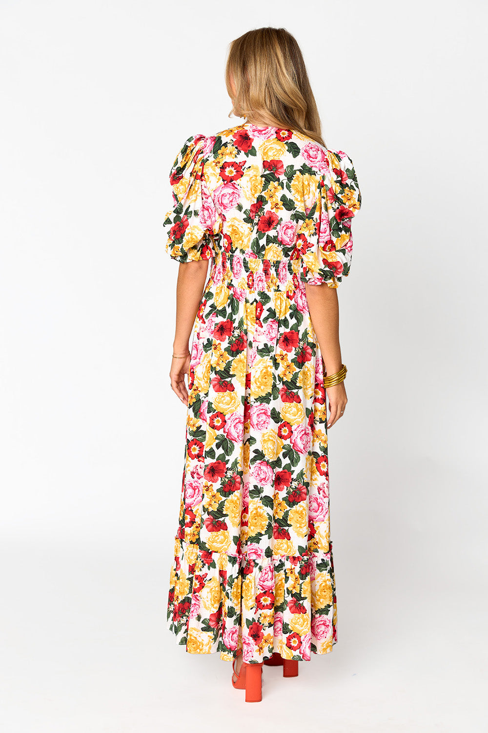 Miranda Puff Sleeve Maxi Dress - Vanity