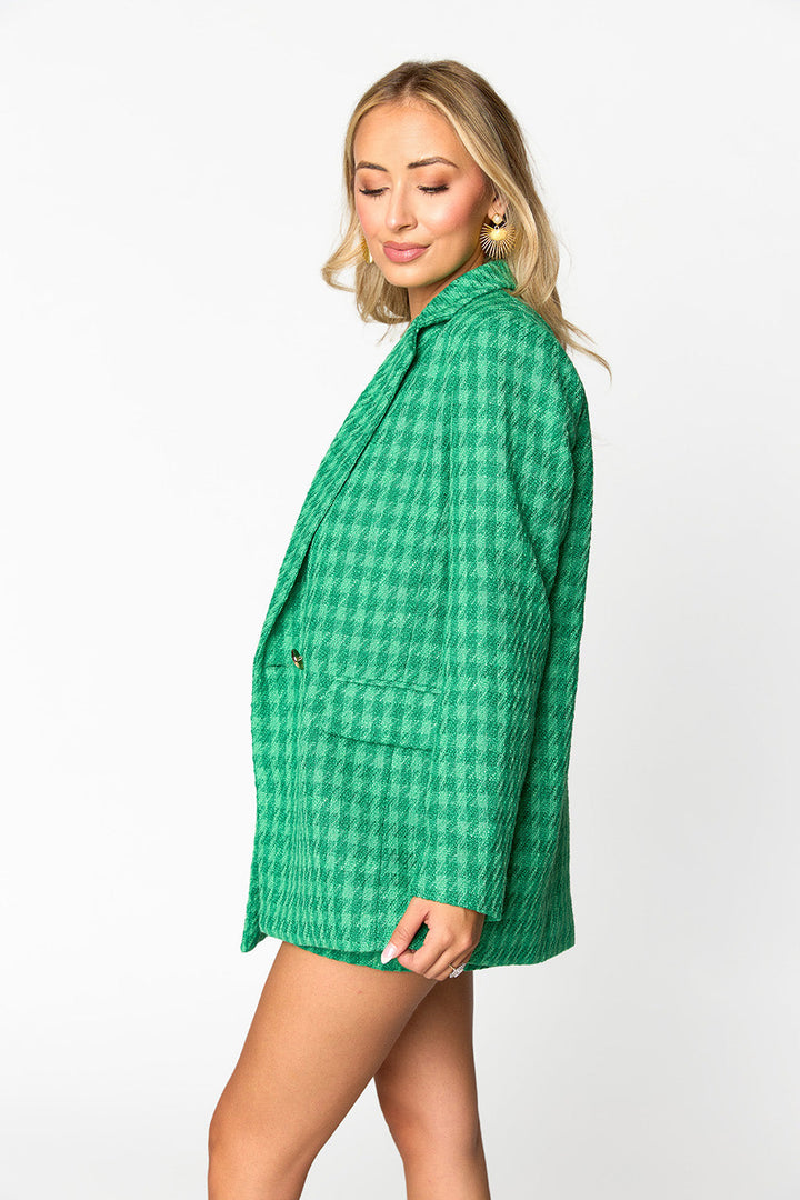 Avery Oversized Blazer - Ivy