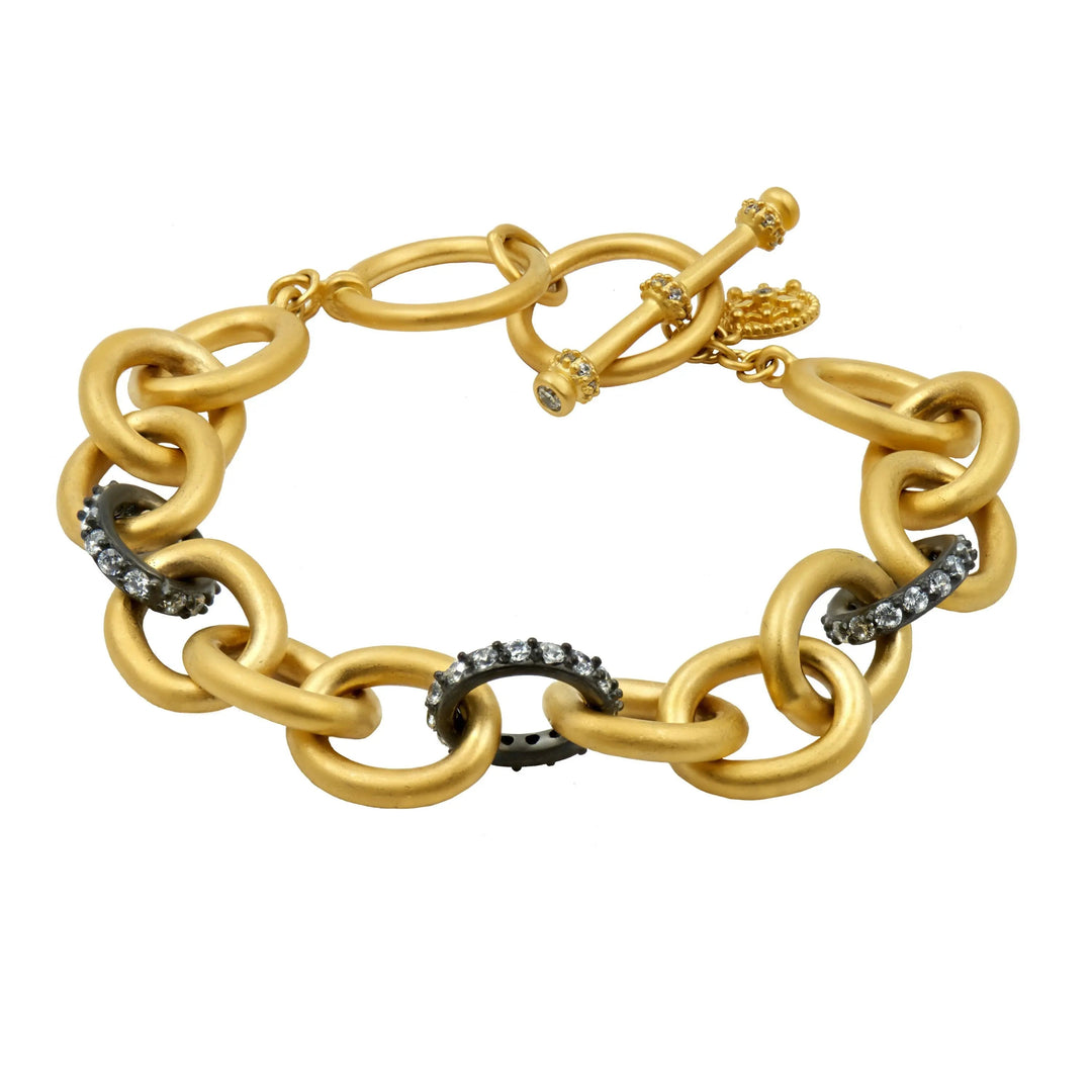 GoldBlack Signature Heavy Link Bracelet Signature BRACELET