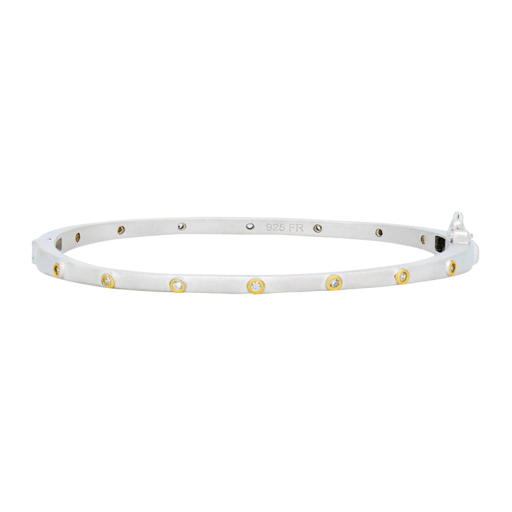  Thin Bezel Stacking Bangle FR Signature Reimagined BRACELET