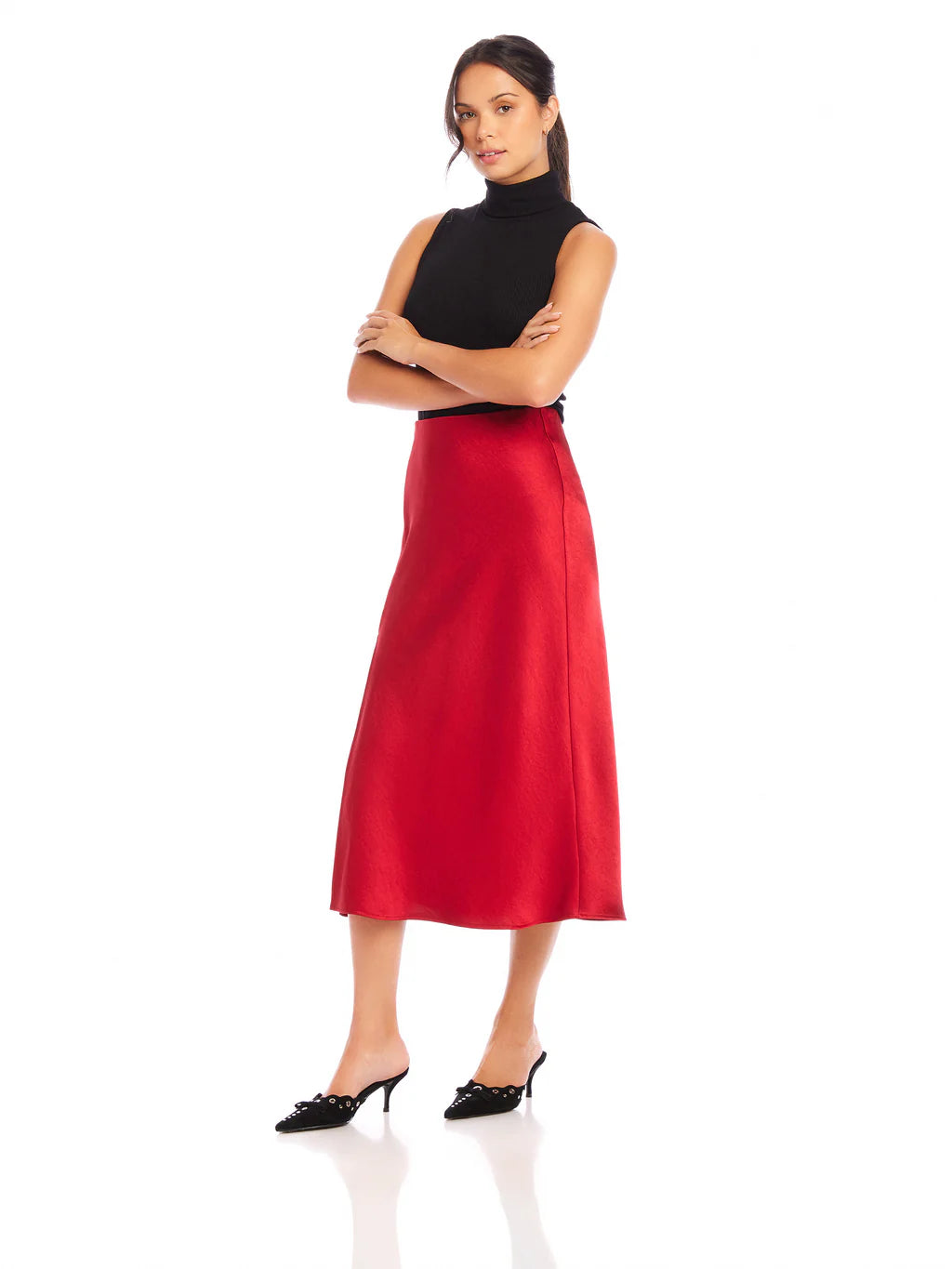 BRIELLE MIDI SKIRT