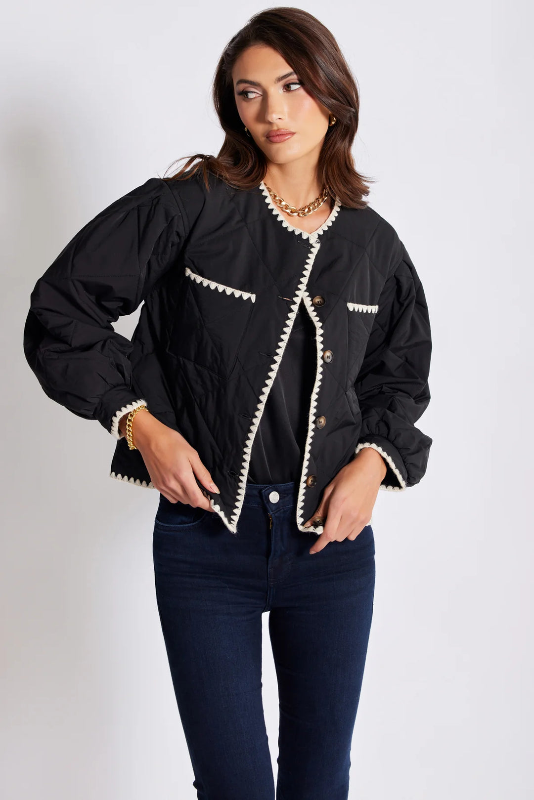 BROOKLYN WHIPSTITCH QUILT JACKET