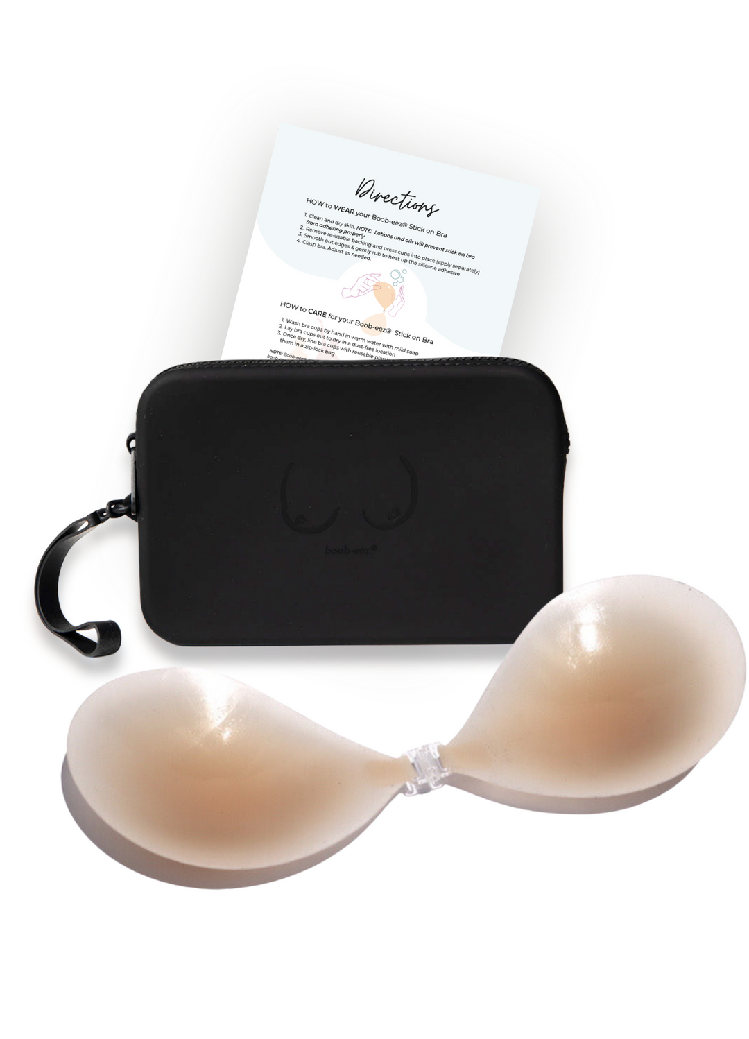 Match Maker - Silicone Travel Case + x1  Silicone Stick-On Bra - WSL