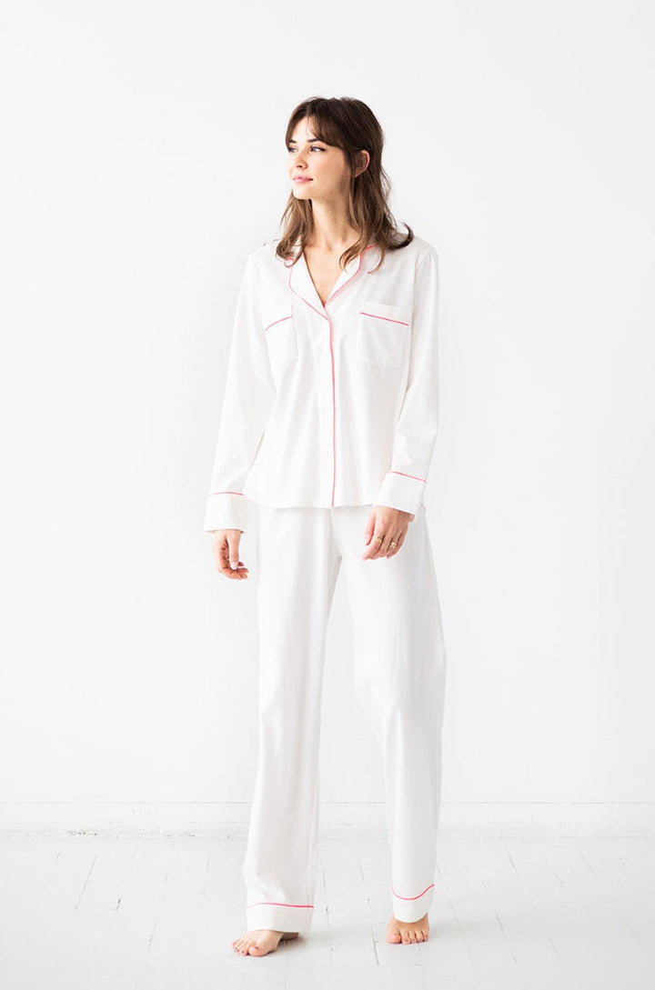 SALUA Classic Luxury Pajamas in Brushed Pima Cotton