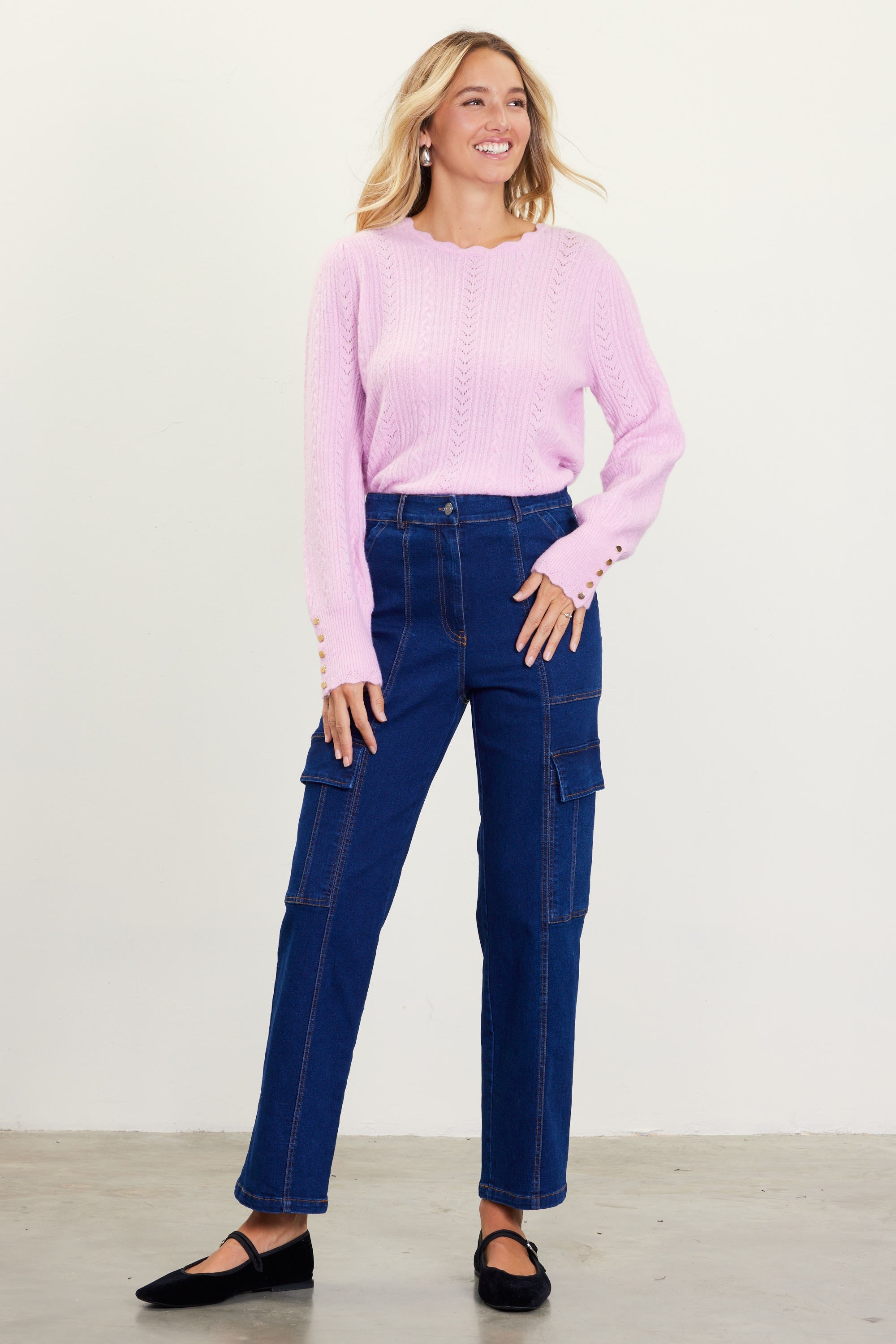 Skies are blue sweater store