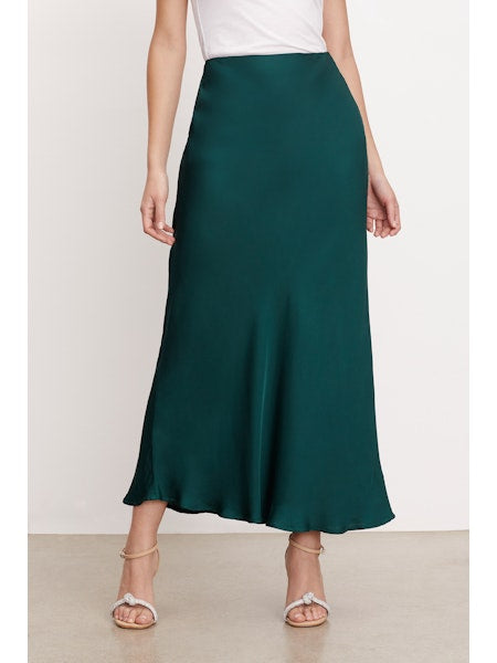 CADENCE SATIN MAXI SKIRT