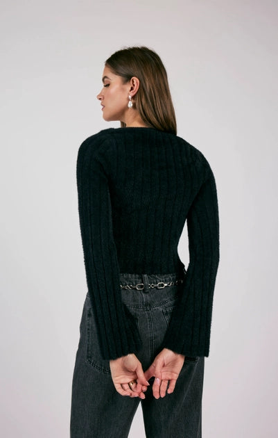 CAMILLE SQUARE NECK SWEATER