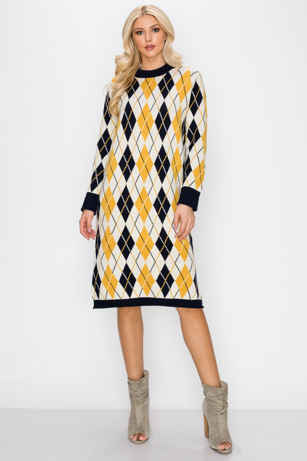 Santanna Knitted Sweater Dress