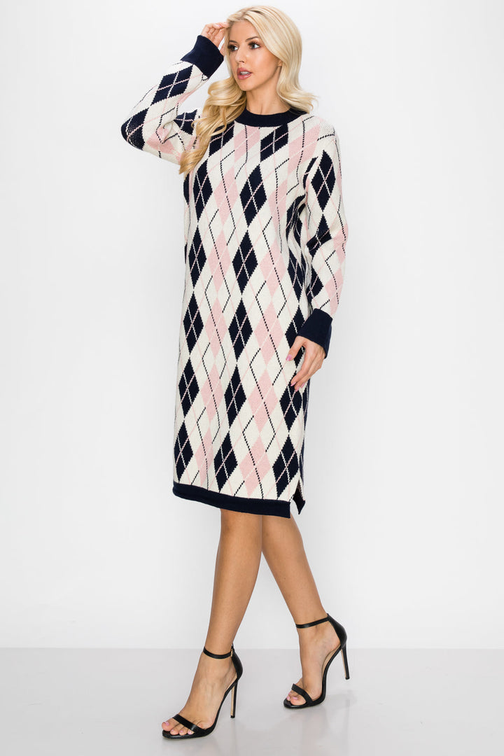 Santanna Knitted Sweater Dress