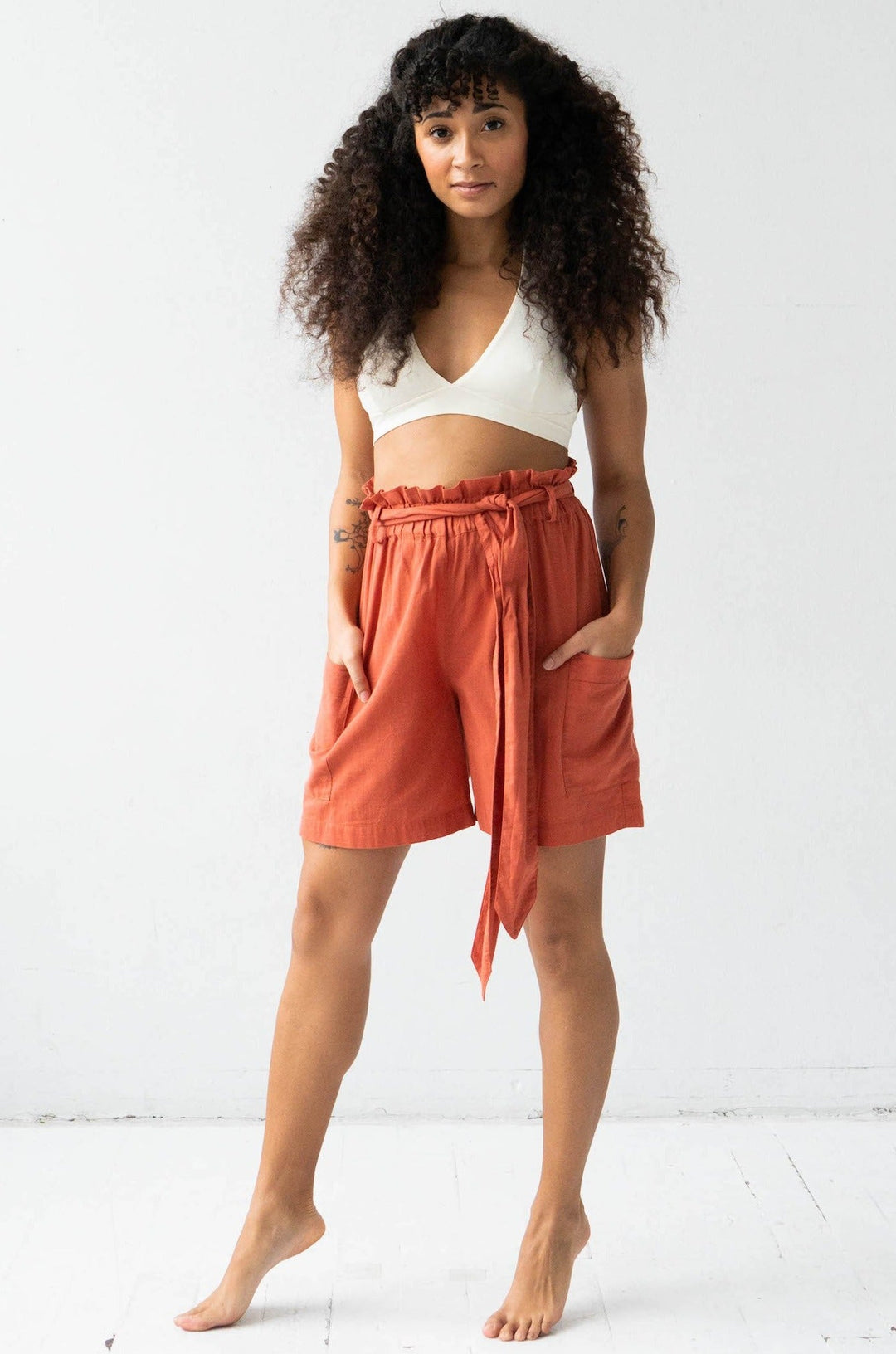 Tie Waist Shorts