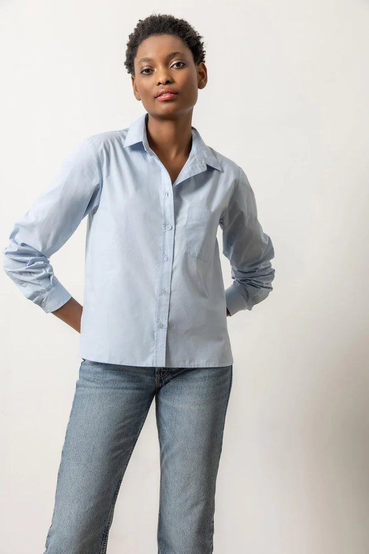 POPLIN EASY BUTTONDOWN