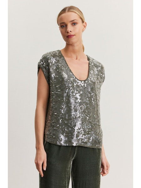 ELORIE SEQUIN TOP