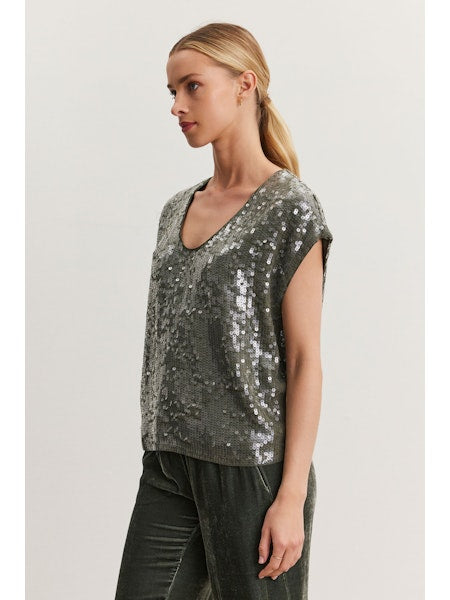 ELORIE SEQUIN TOP