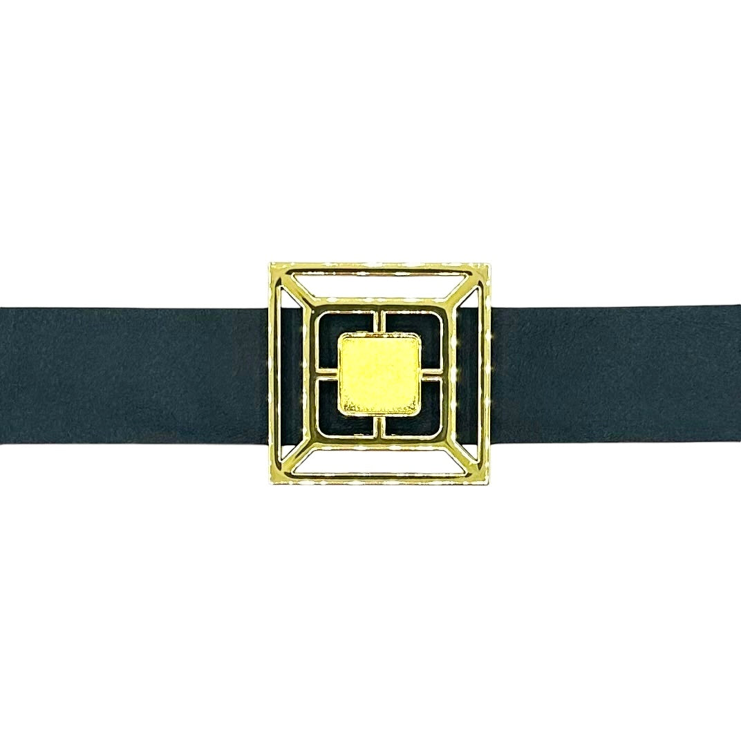 Black Leather Belt Band