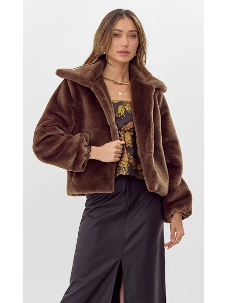 HAILEY FAUX FUR JACKET