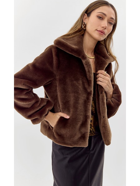 HAILEY FAUX FUR JACKET