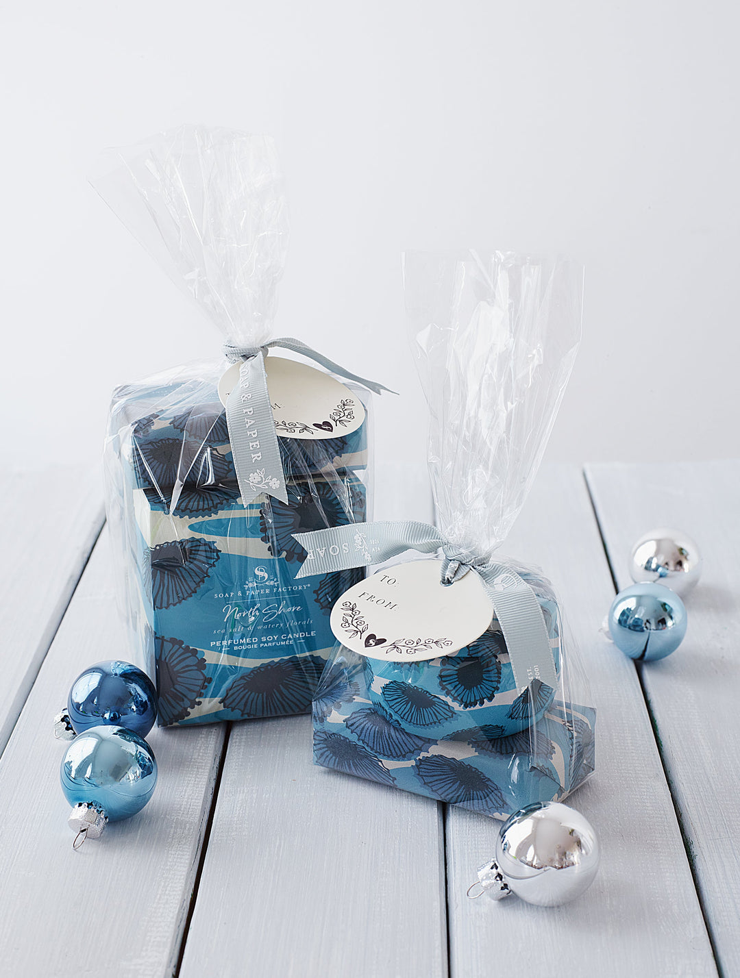 North Shore Single-Wick Candle & Soap Gift Set