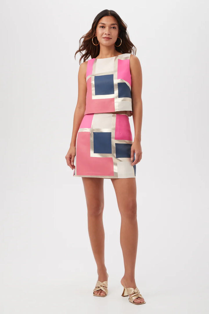 HIGH RISE RICO BLOCK PARTY SKIRT