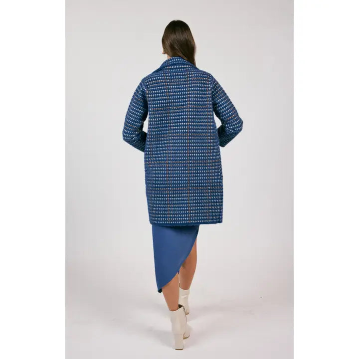 MARCEAU HOUNDSTOOTH COAT