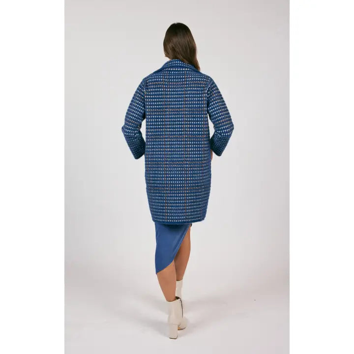 MARCEAU HOUNDSTOOTH COAT