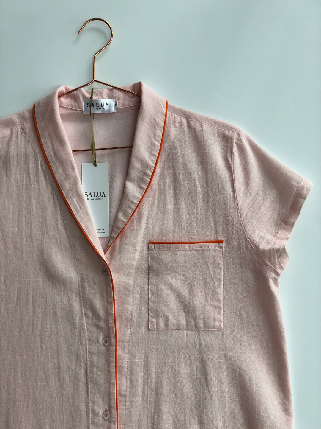 Shawl Collar Boyfriend Shirt