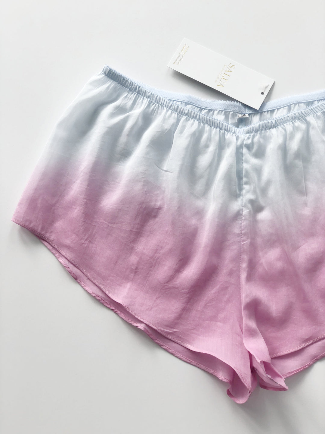 Sheer Gradient Shorts