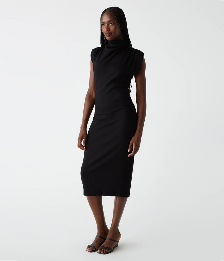 IOLANDO POWER SHOULDER DRESS