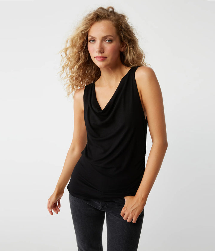 JEANETTE COWL NECK TOP