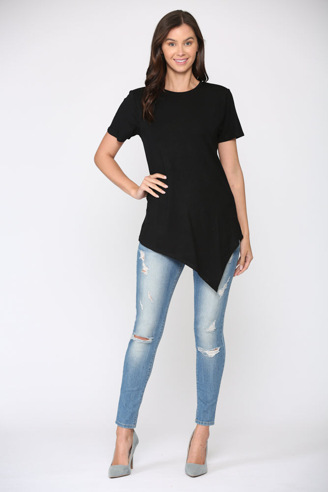 Kendall Modal Knit Crew Neck Top