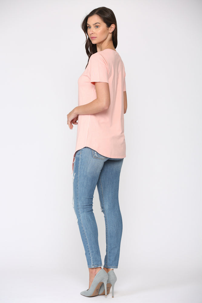 Kendall Modal Knit Crew Neck Top