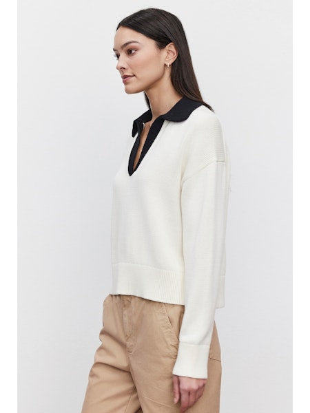 LUCIE COLLAR SWEATER