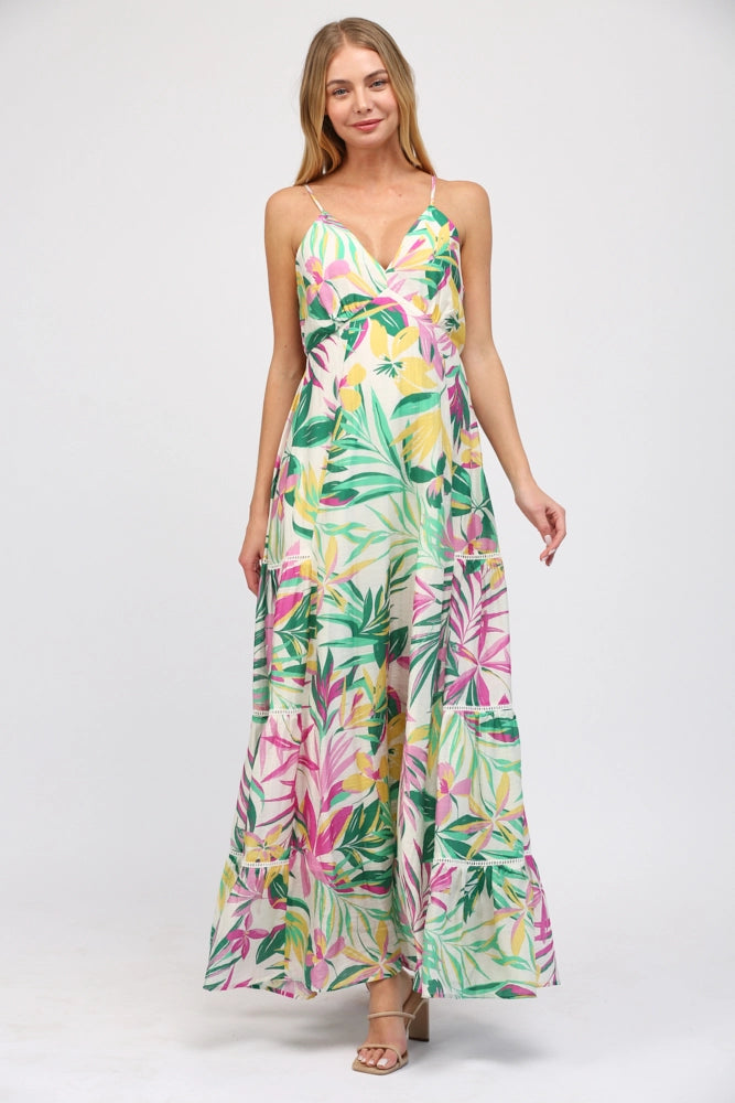 BACK TIE MAXI DRESS