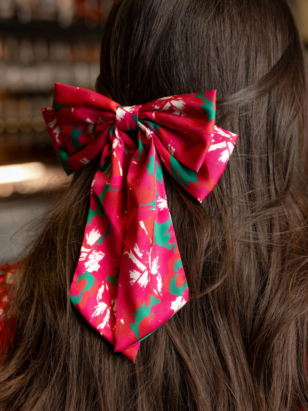 PRETTY POINSETTAS MIA BOW