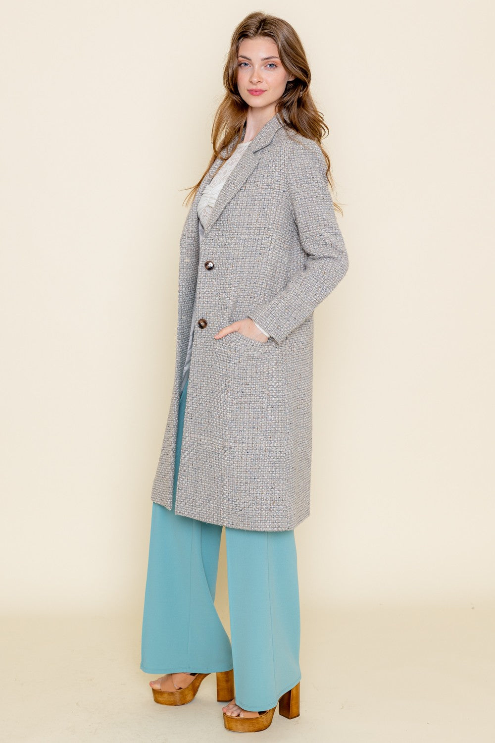 SLIM FIT POCKET COAT