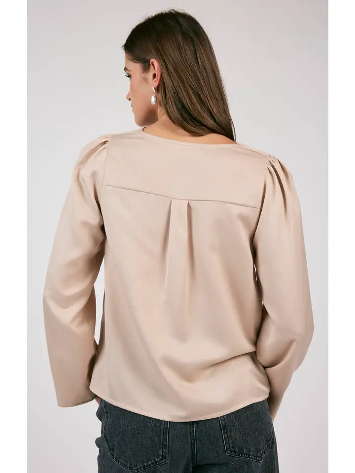 MODERNITY COWL NECK BLOUSE