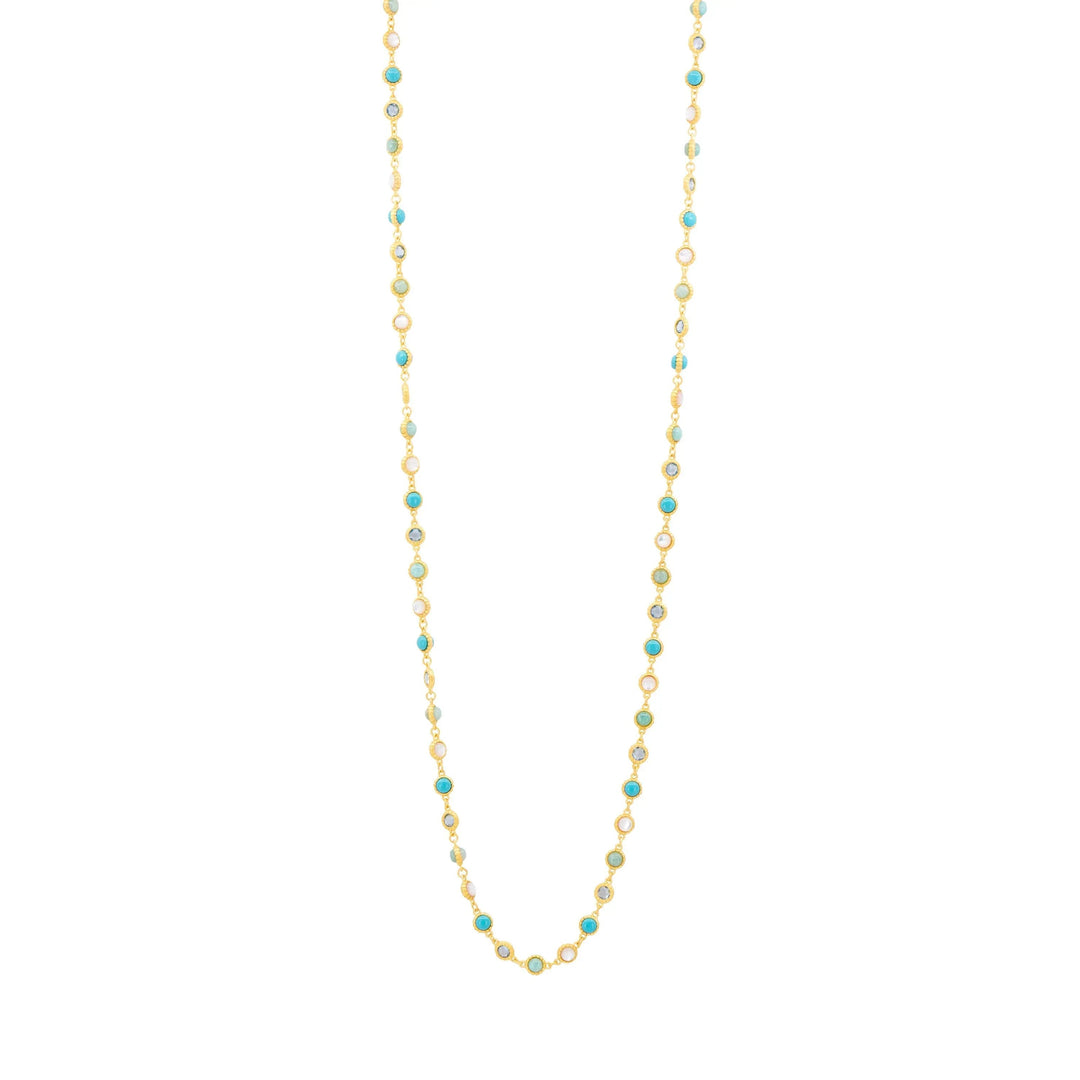  Sparkling Coast Long Chain Necklace Brooklyn Coast NECKLACE