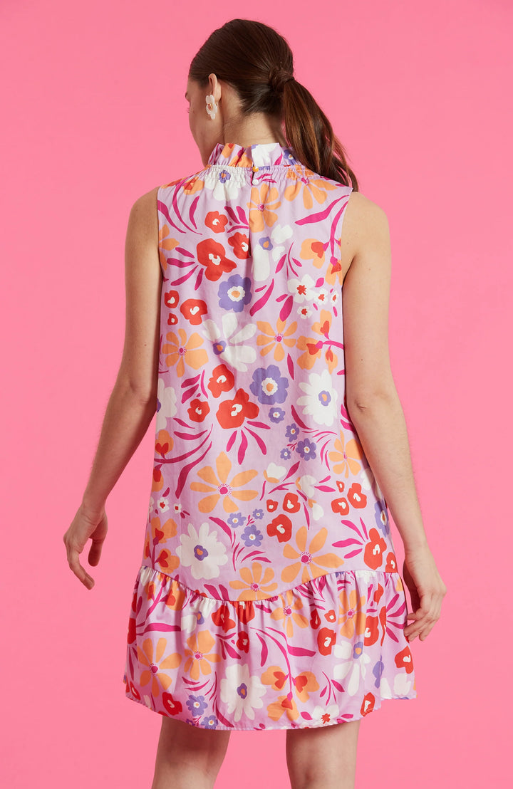 POPPY FLORAL CONFETTI DRESS