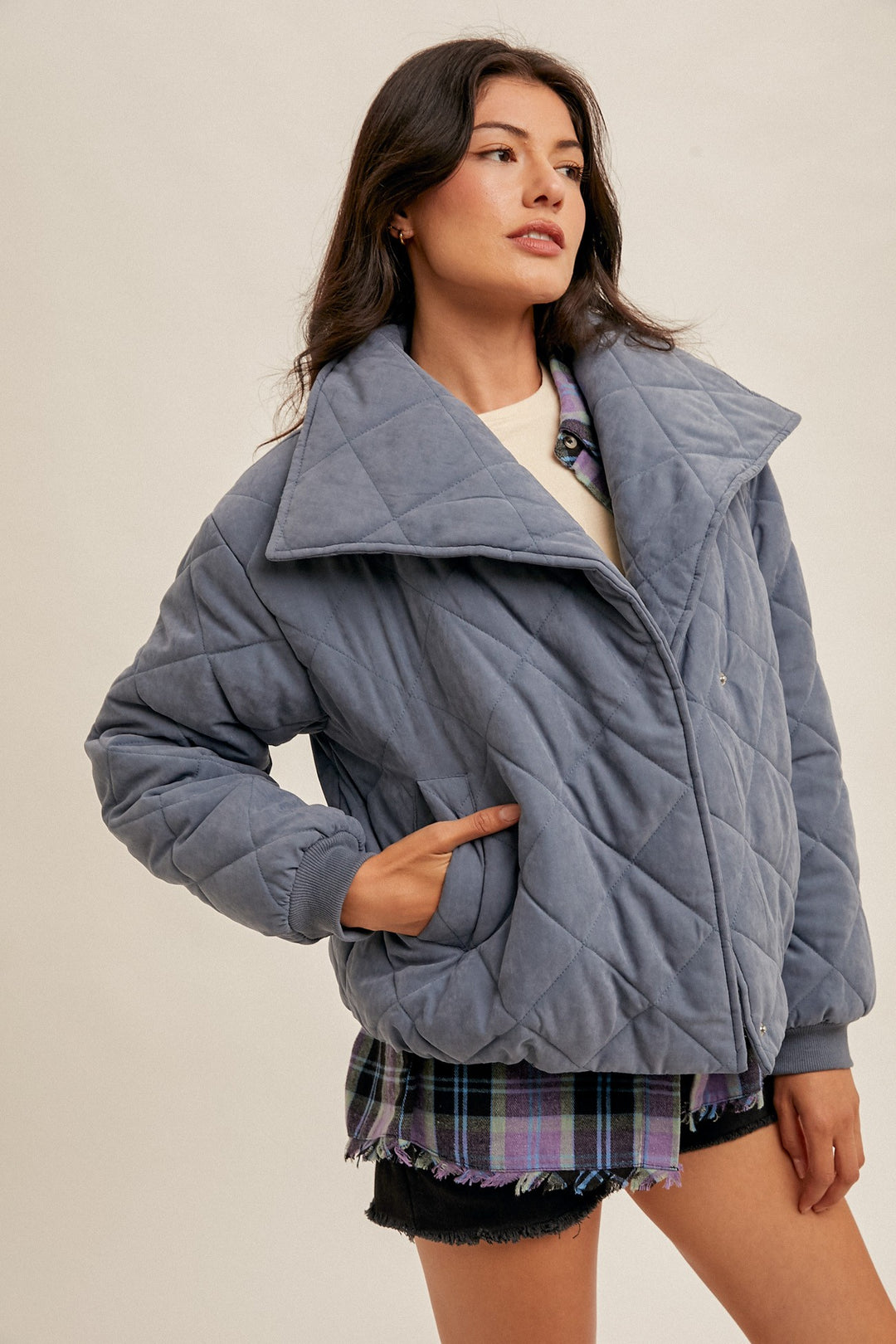 QUILTED JUMPER JACKET