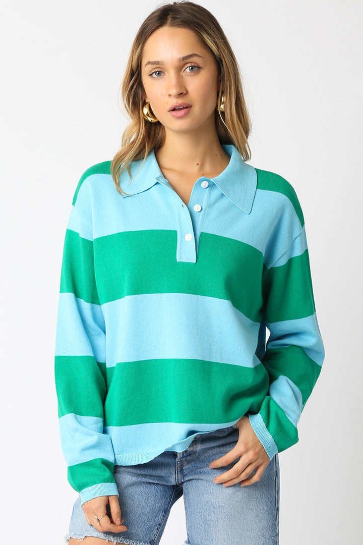 RORRY STRIPE SWEATER